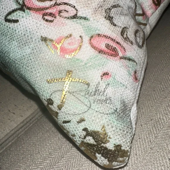 Whimsical Bunny Decorative Pillow - Picture 3 of 8